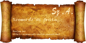 Szemerédi Anita névjegykártya